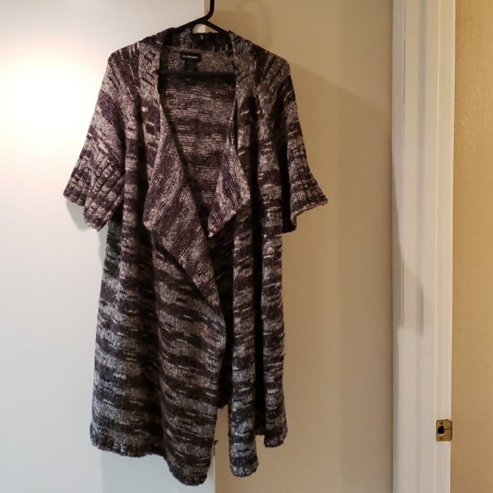 Lane Bryant Short Sleeve Open Sweater